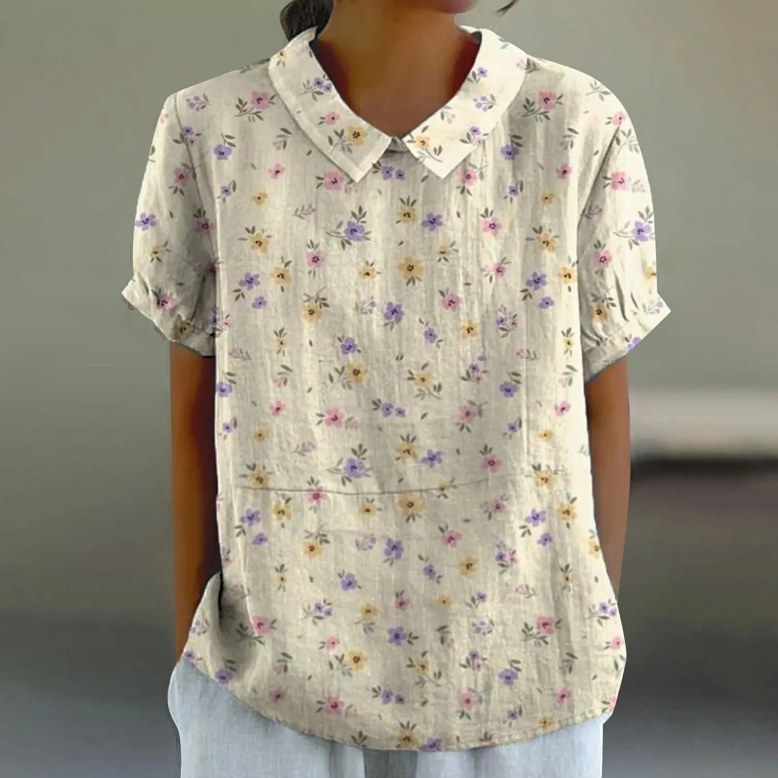 Roos | Bloemen Print Blouse - Luchtig en Stijlvol