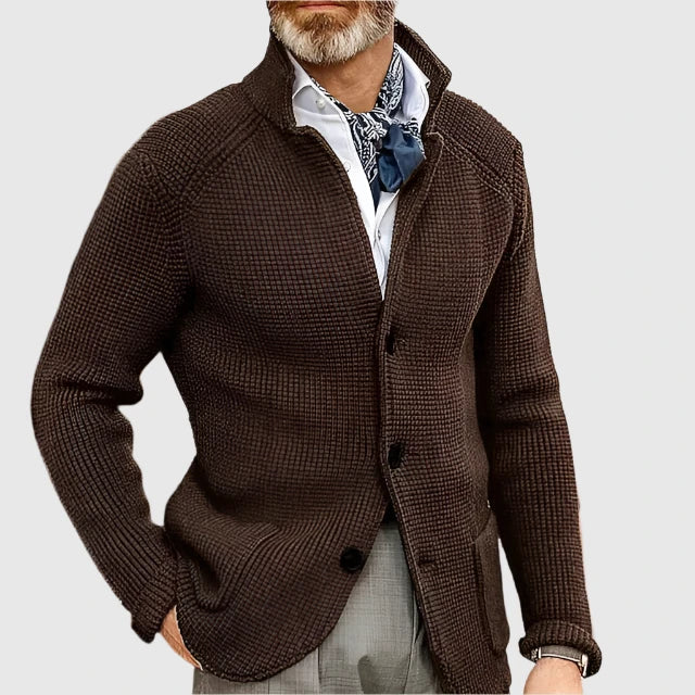 James | Cardigan Gebreid Tijdloos Heren - Stijl Voor Elk Seizoen