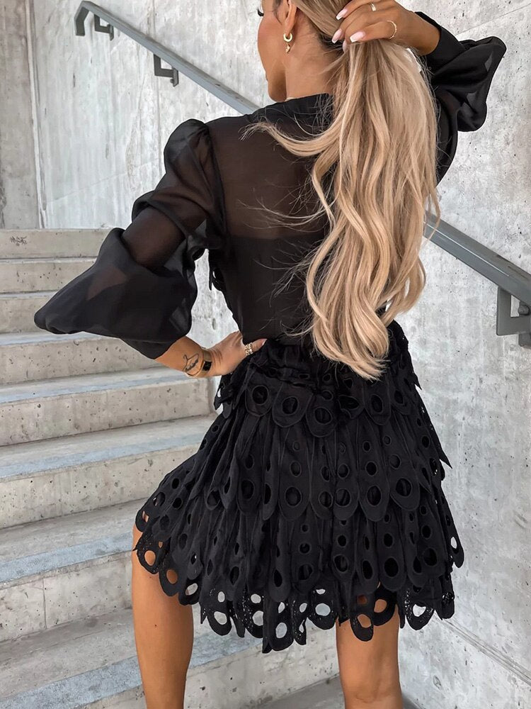 Chantal - Elegante Kanten Jurk
