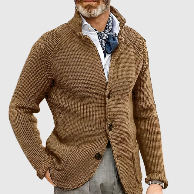 James | Cardigan Gebreid Tijdloos Heren - Stijl Voor Elk Seizoen