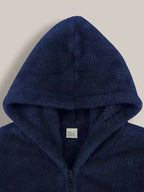 Lucas | Fleece Met Capuchon Jas