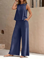 Danielle™ Mouwloos Twee-Delig Set