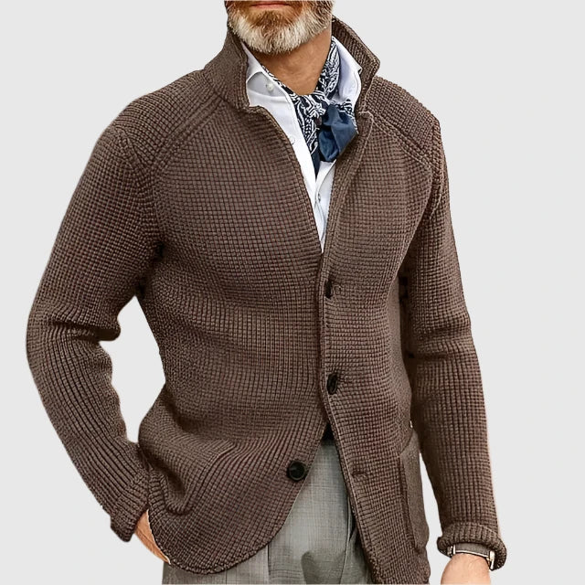 James | Cardigan Gebreid Tijdloos Heren - Stijl Voor Elk Seizoen