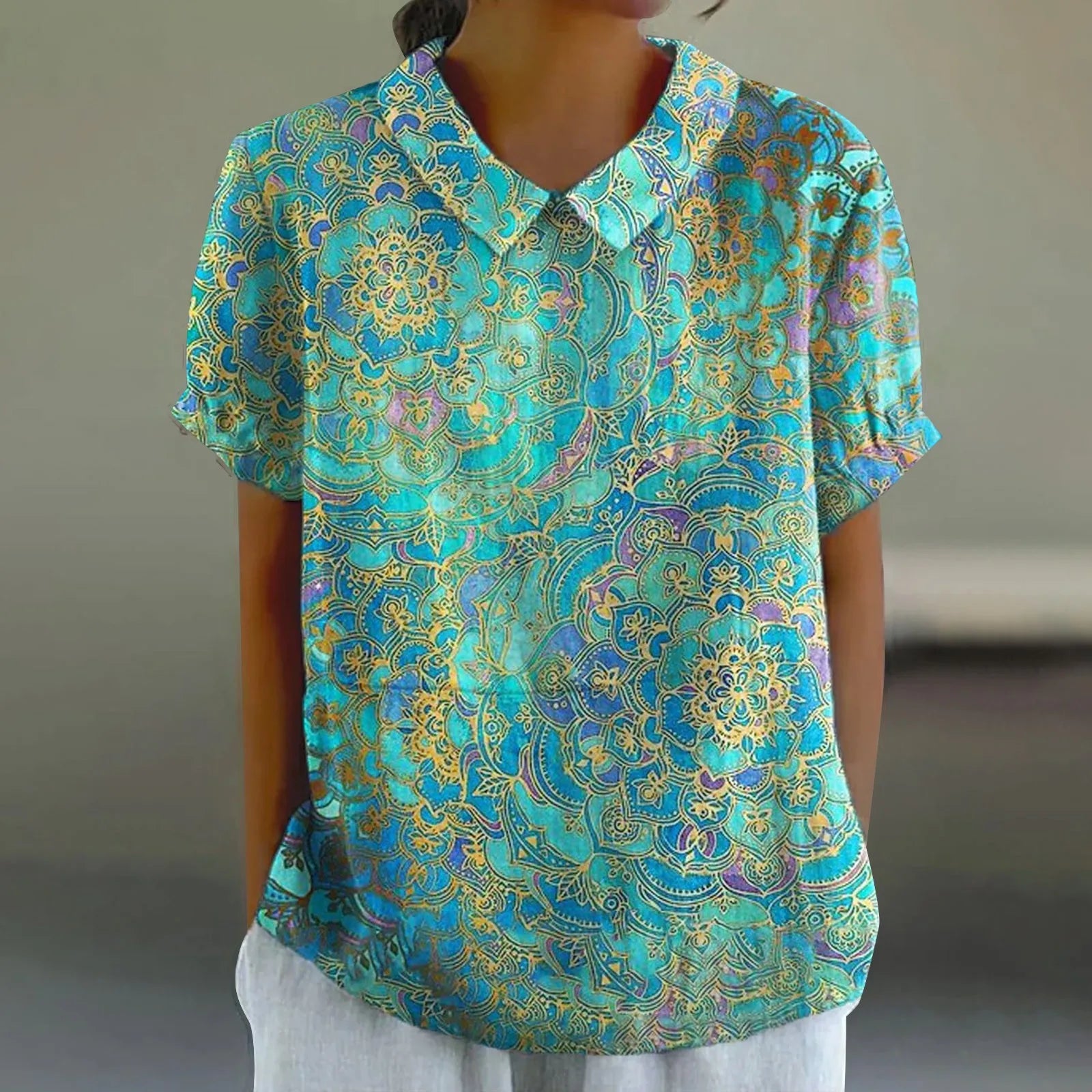 Mila | Bloemen Print Blouse - Luchtig en Stijlvol