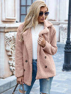 Lisa - Warme teddy jas dames