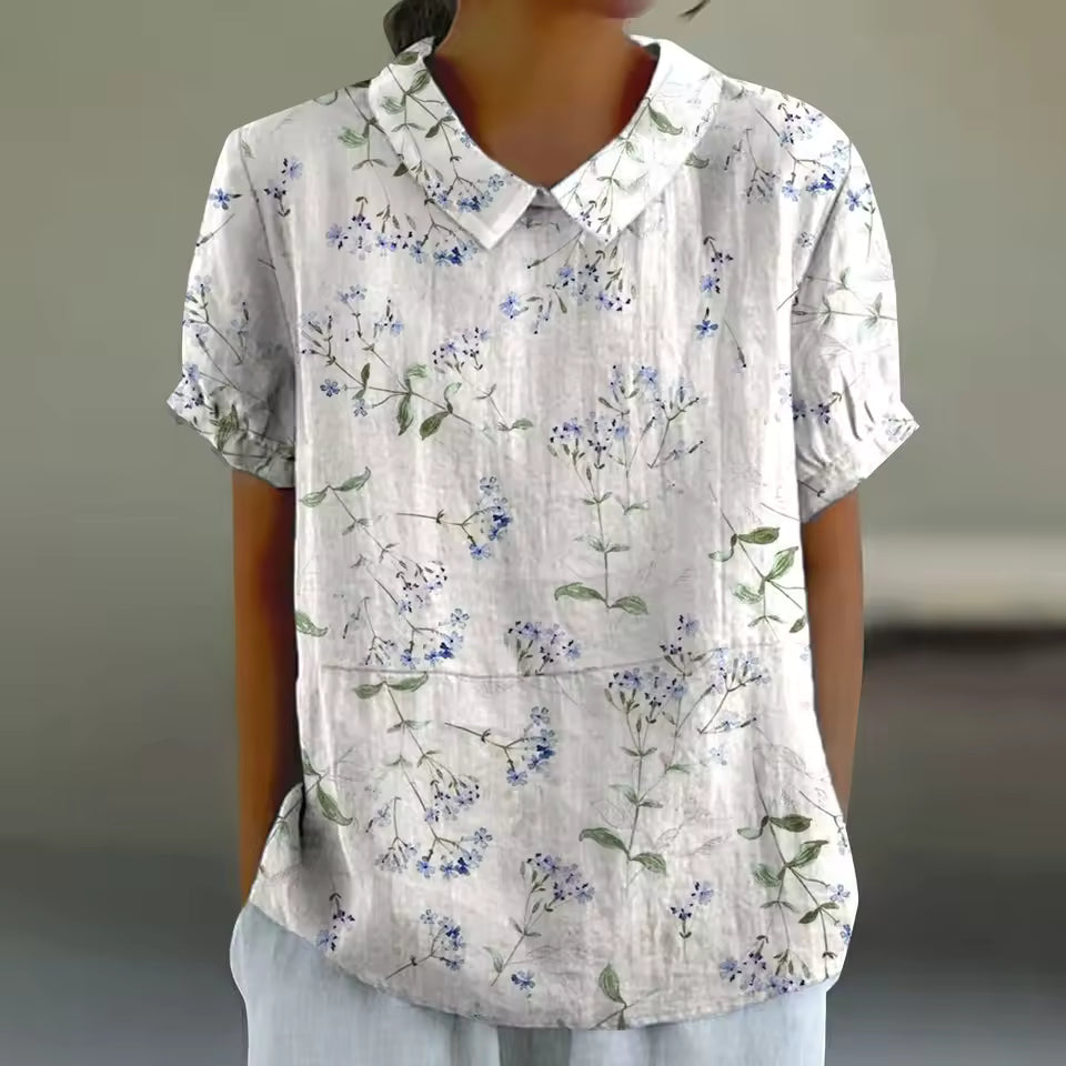 Olivia | Bloemen Print Blouse - Luchtig en Stijlvol