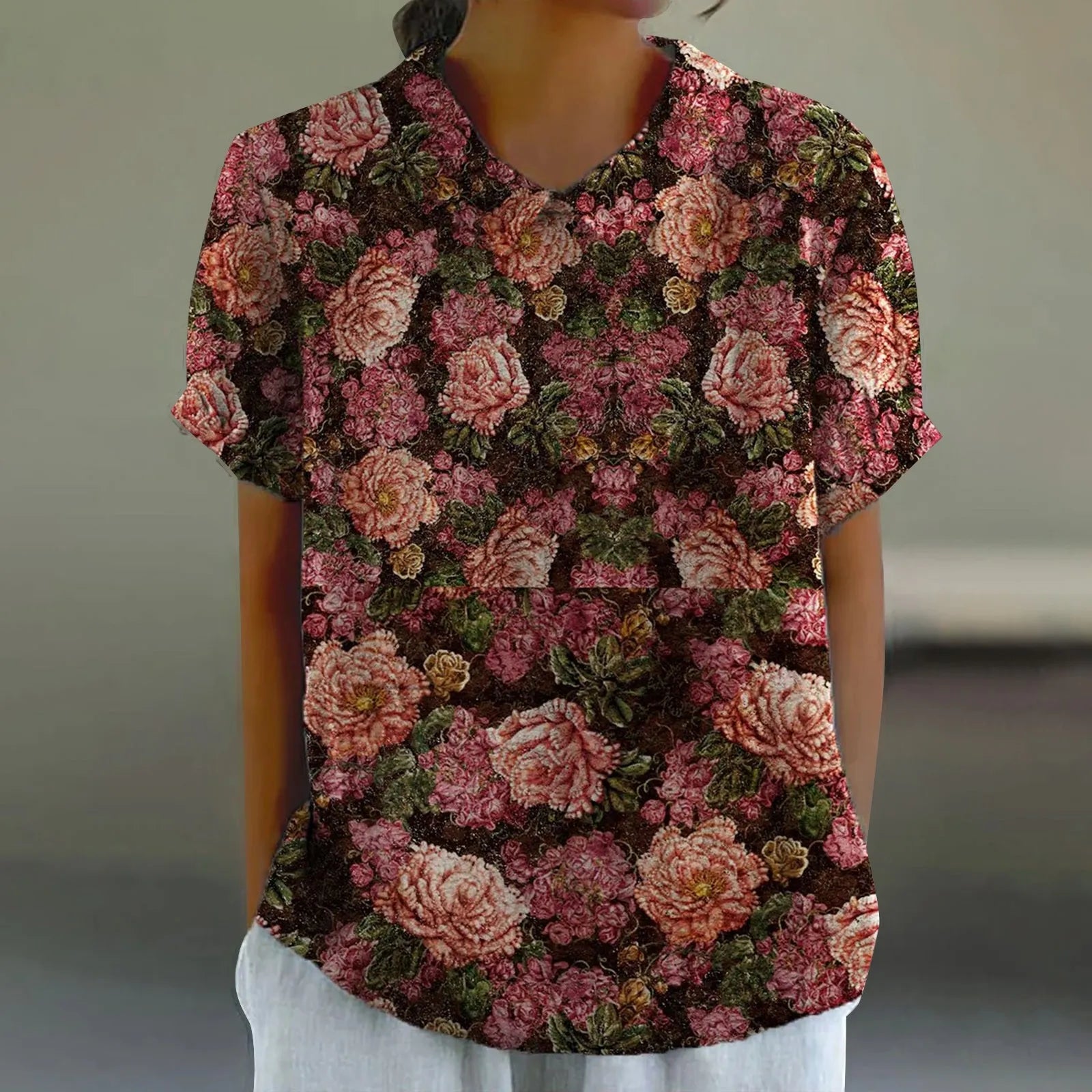 Yara | Bloemen Print Blouse - Luchtig en Stijlvol