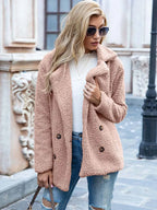 Lisa - Warme teddy jas dames