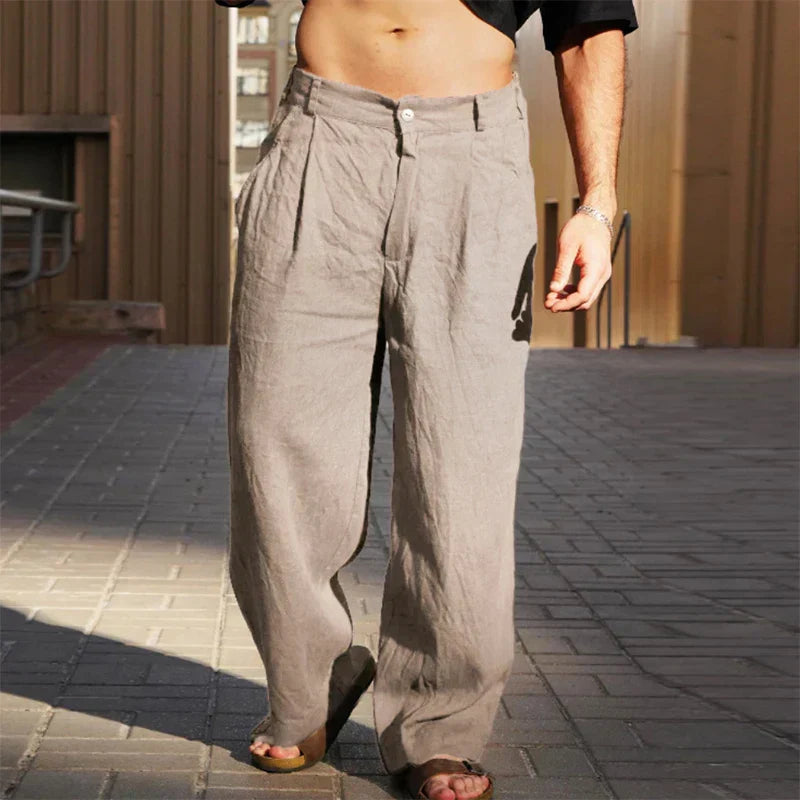 Lotte - Luchtige Linnen Broek Dames