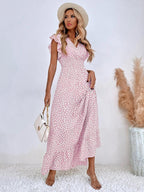 Sandra - Flatterende Maxi Jurk