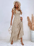 Sandra - Flatterende Maxi Jurk