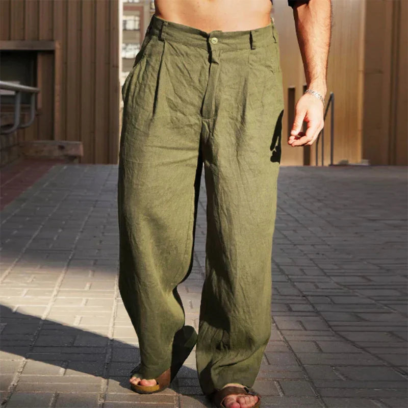 Lotte - Luchtige Linnen Broek Dames