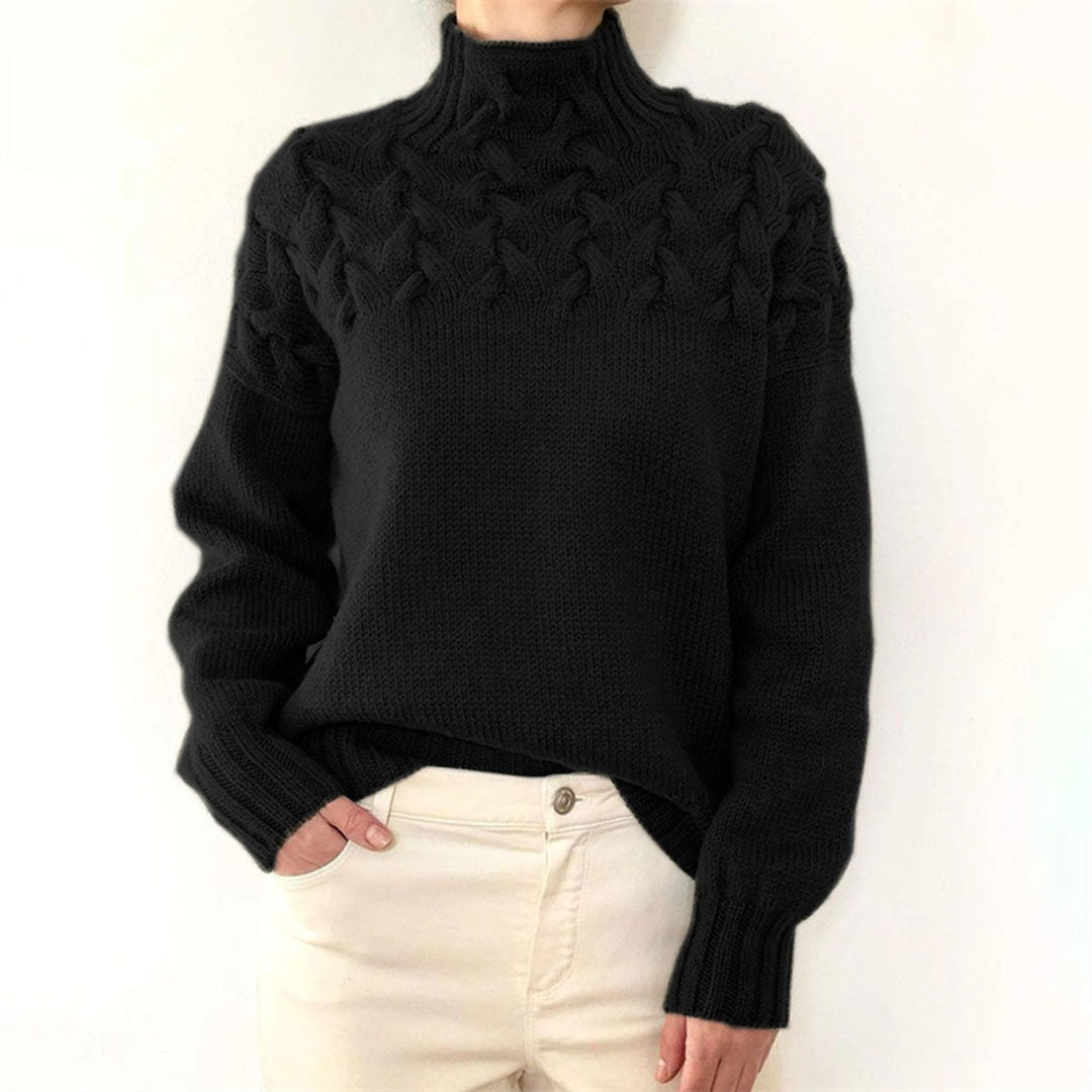 Dames Kasjmier Coltrui Oversized Gebreid