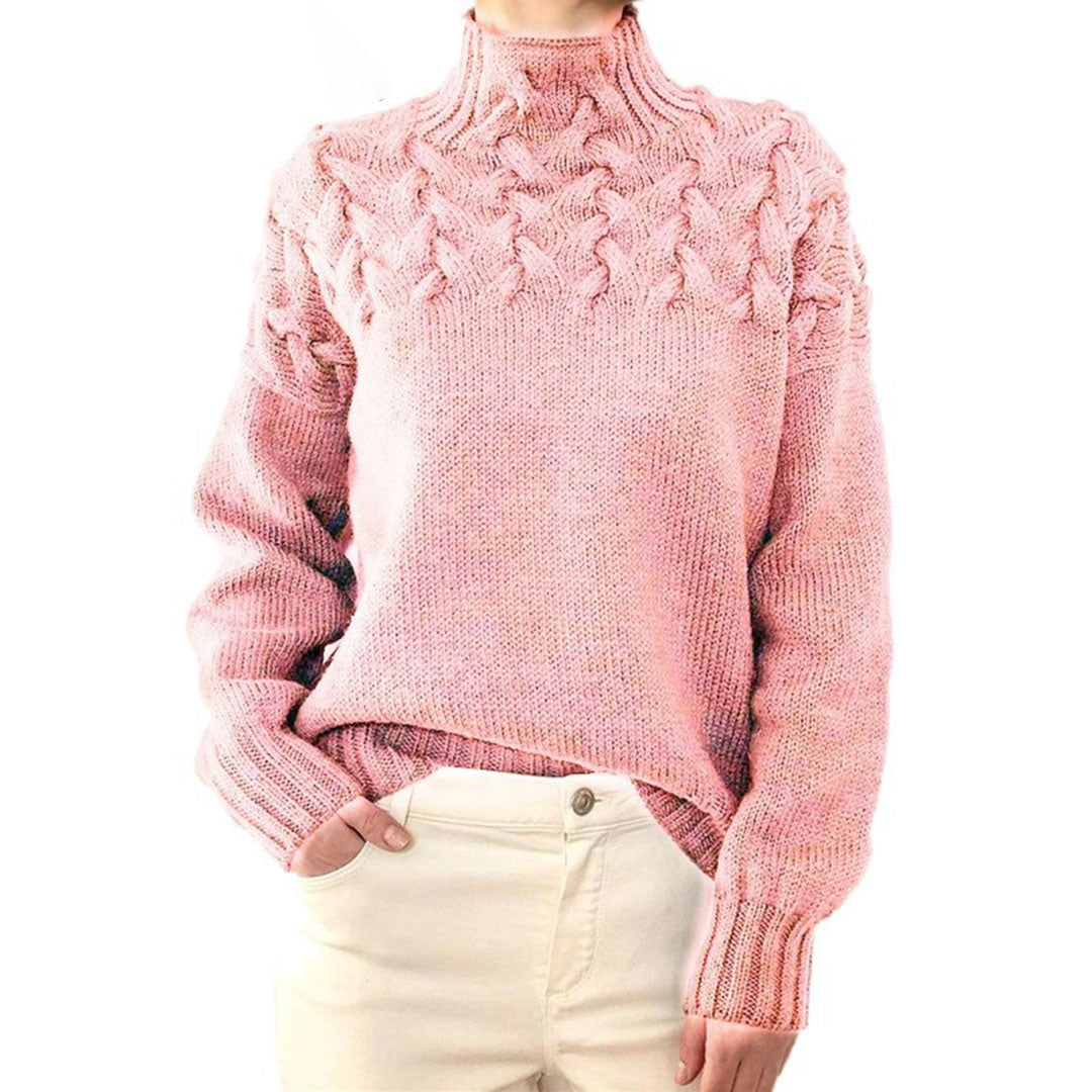 Dames Kasjmier Coltrui Oversized Gebreid