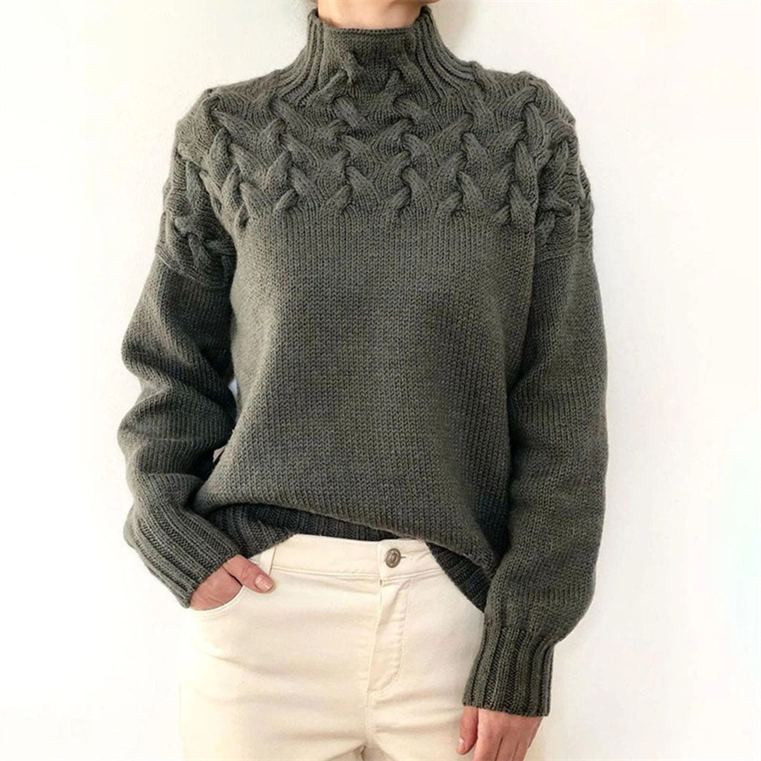 Dames Kasjmier Coltrui Oversized Gebreid