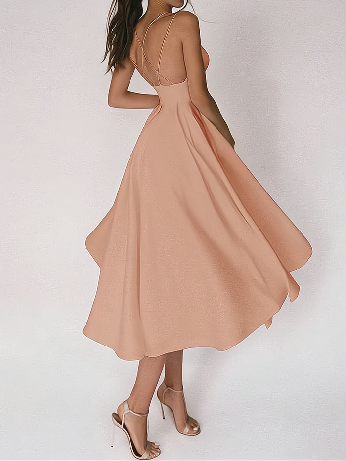 Charline - Elegante Jurk Met V-Hals