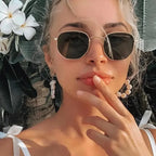 Sofie | Vierkante Vintage zonnebril