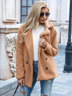Lisa - Warme teddy jas dames