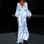 Diana - Stijlvolle V-Hals Jurk Voor Een Vrouwelijke En Elegante Look