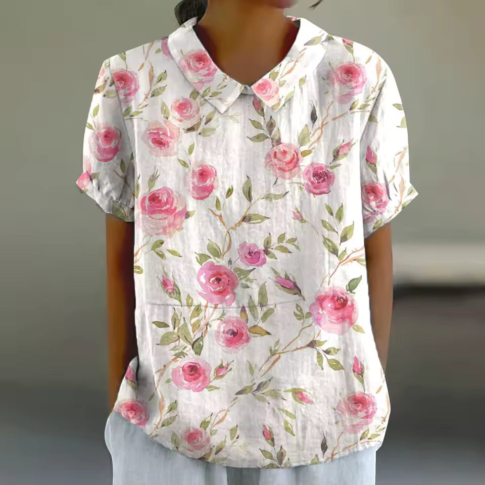 Nova | Bloemen Print Blouse - Luchtig en Stijlvol