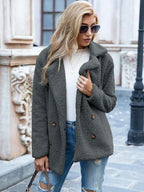 Lisa - Warme teddy jas dames