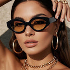 Rosa | Cat Eye Ovale zonnebril