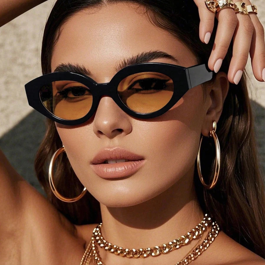 Rosa | Cat Eye Ovale zonnebril