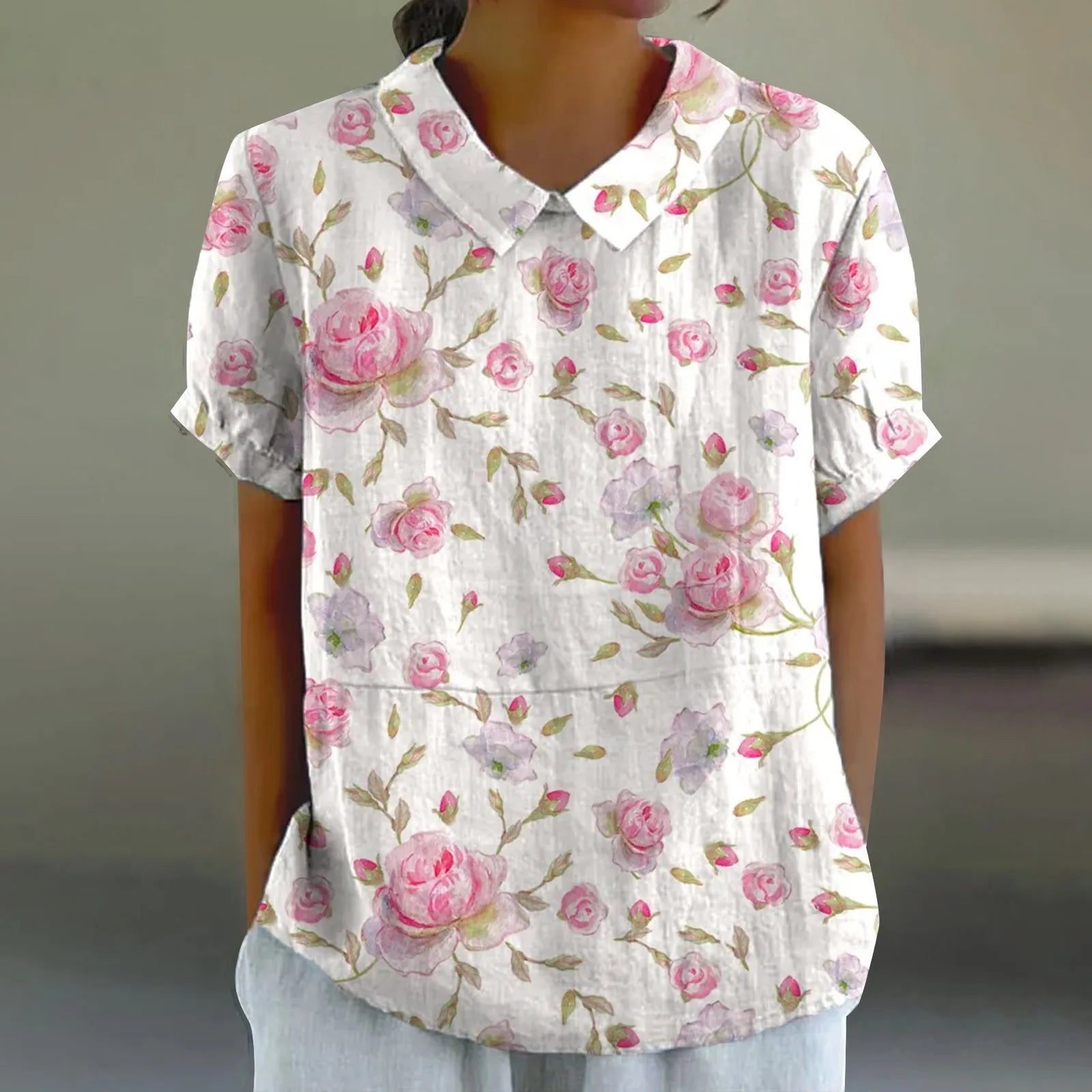 Julia | Bloemen Print Blouse - Luchtig en Stijlvol