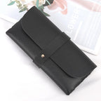 New Soft Pu Leather Thick Glasses Bag Fashion Glasses Protective Case Women Men Portable Sunglasses Boxes Eyewear Accessories