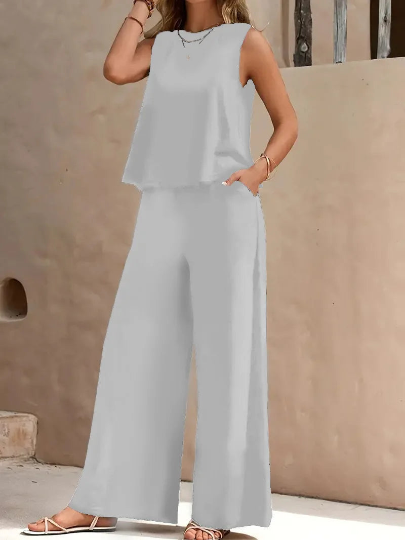 Danielle™ Mouwloos Twee-Delig Set