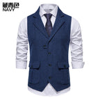 Olivier | Klassieke Visgraat Tweed Gilet