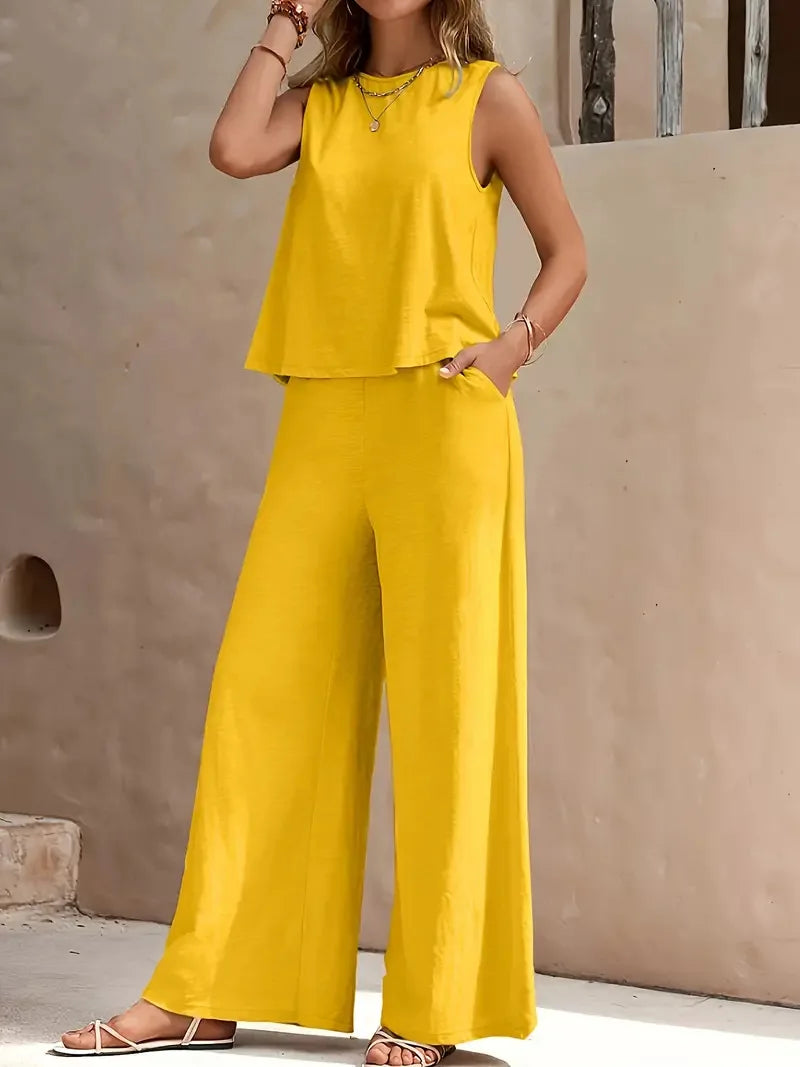 Danielle™ Mouwloos Twee-Delig Set