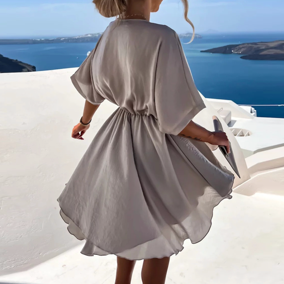 Simona - Zomerse Jurk Met Luchtige Pasvorm En Modieuze Look
