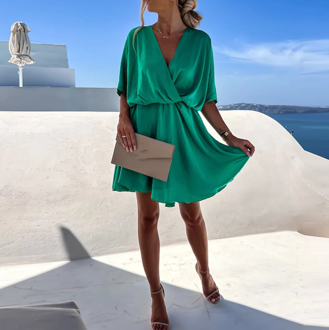 Simona - Zomerse Jurk Met Luchtige Pasvorm En Modieuze Look