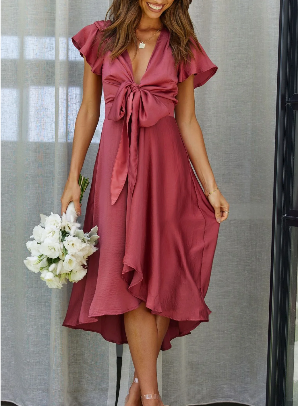 Elise – Maxi-Jurk Met Een Vloeiende Pasvorm Voor Een Chique Look