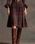 Florence| Geknoopte Midi-jurk