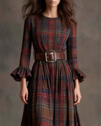 Florence| Geknoopte Midi-jurk