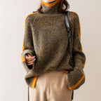 Dames Kasjmier Trui Oversized Coltrui Elegant