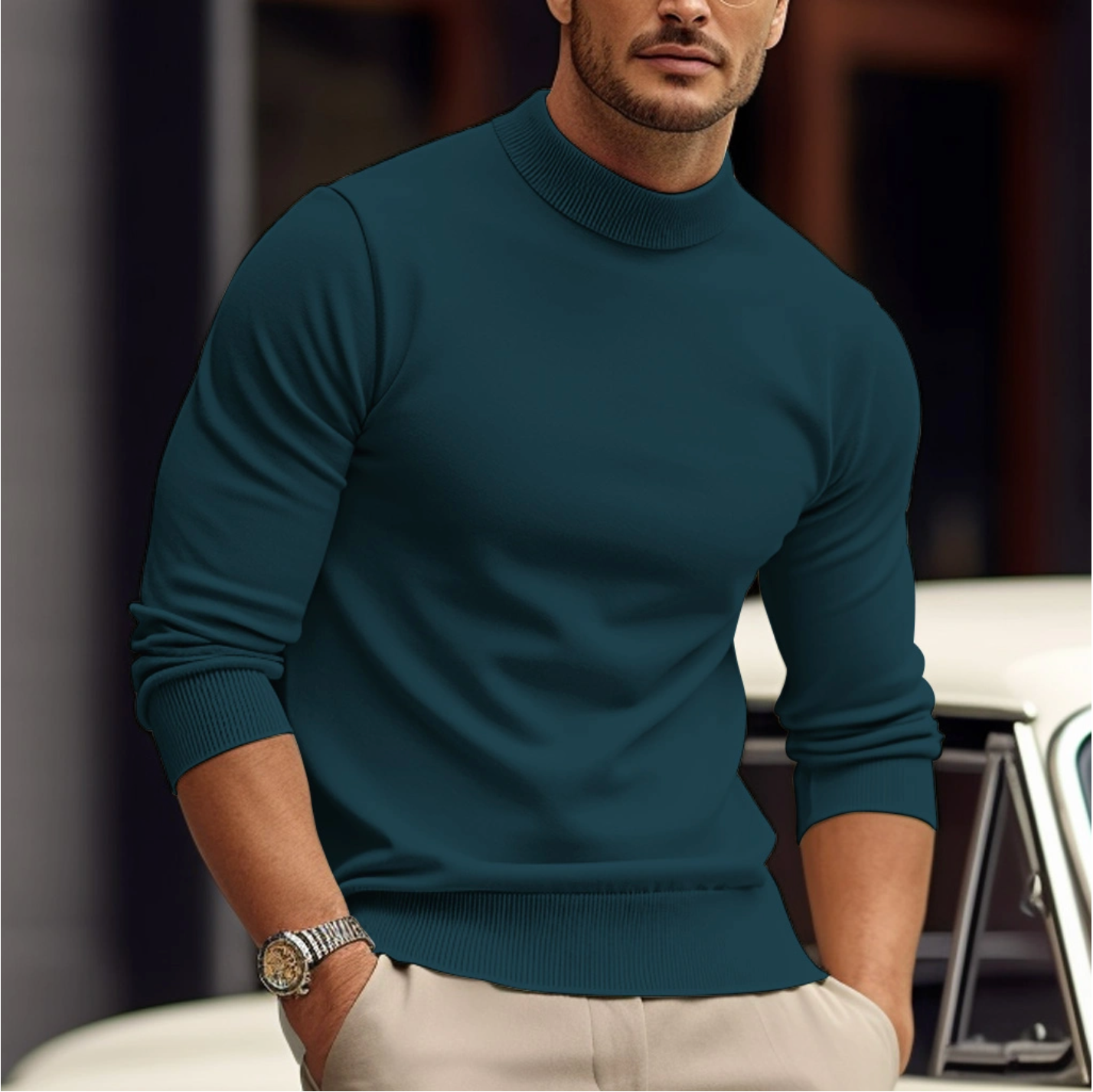 Heren Casual Trui Elegant Dagelijks Chic