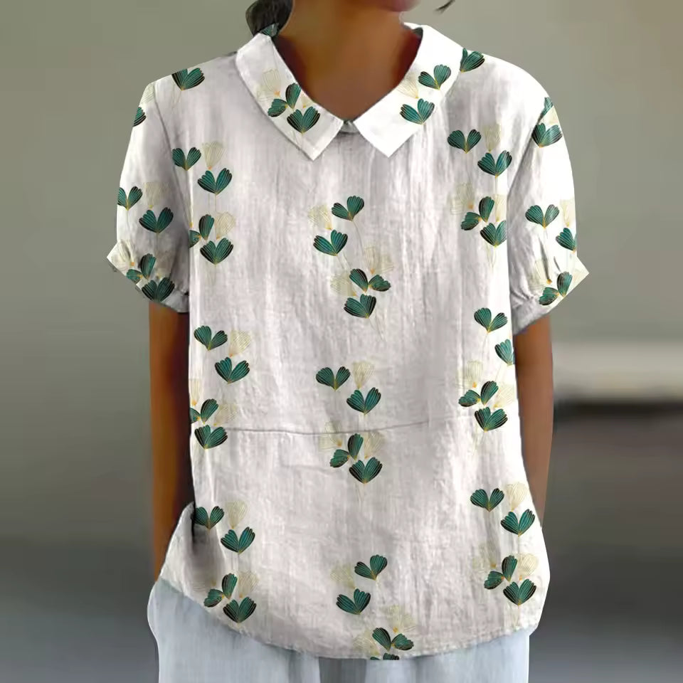 Sterre | Bloemen Print Blouse - Luchtig en Stijlvol