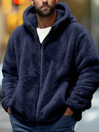 Lucas | Fleece Met Capuchon Jas
