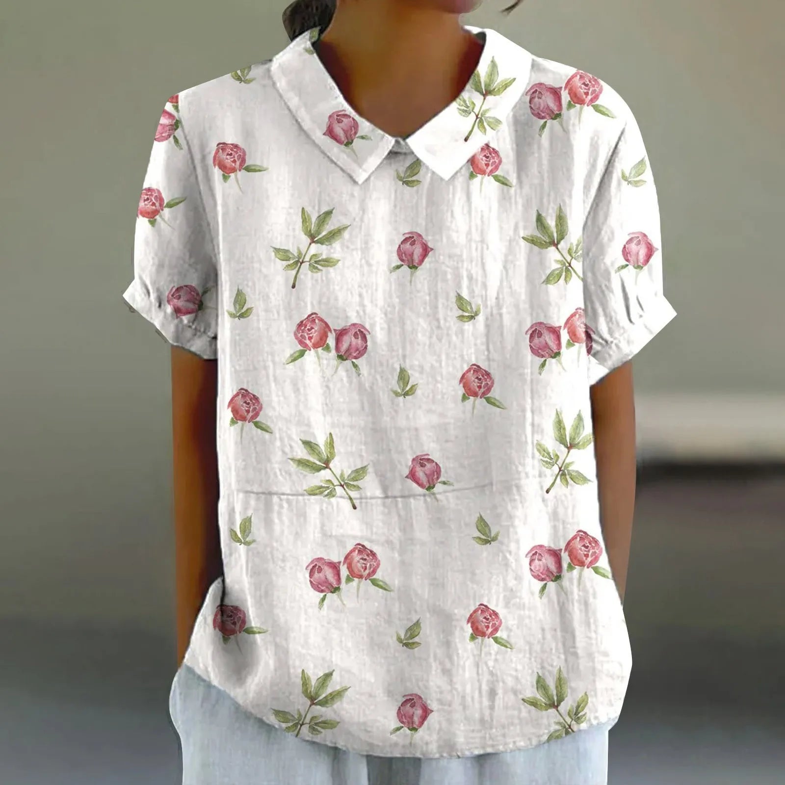 Sara | Bloemen Print Blouse - Luchtig en Stijlvol