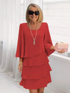 Catherine | Elegante Comfort Ruffle Jurk