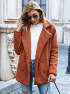 Lisa - Warme teddy jas dames