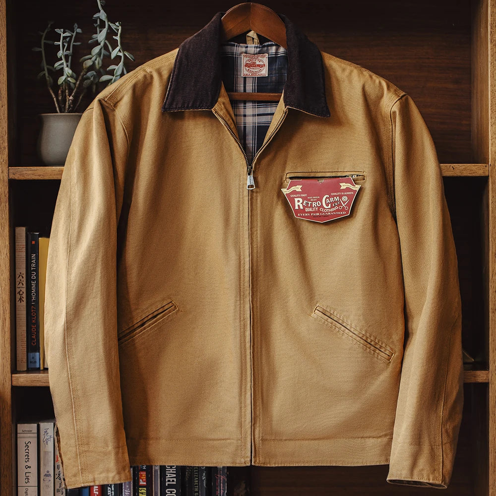 Mees | Retro Canvas Jas