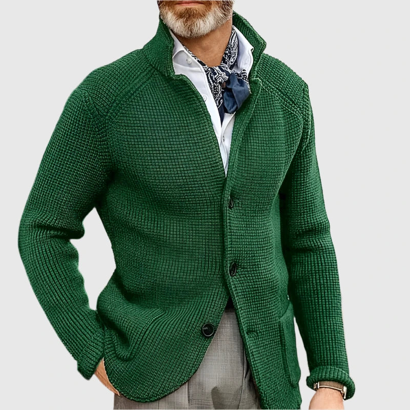 James | Cardigan Gebreid Tijdloos Heren - Stijl Voor Elk Seizoen