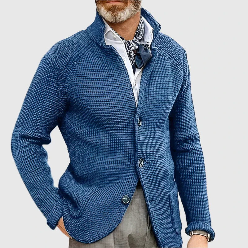 James | Cardigan Gebreid Tijdloos Heren - Stijl Voor Elk Seizoen