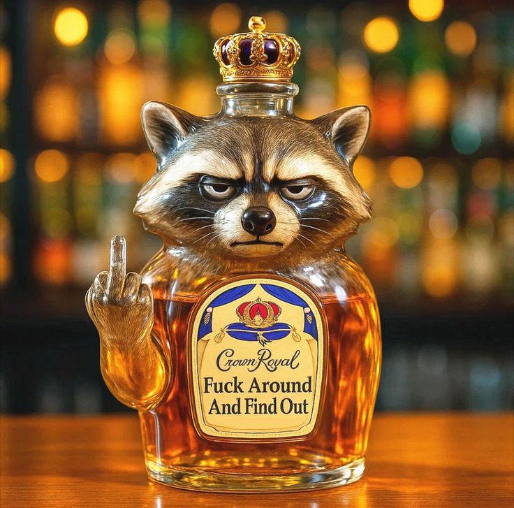 Whisky Decanter | Rebel Waschbeer Editie