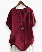 Luchtige Zomer Blouse Voor Dames | Elegant en Comfortabel