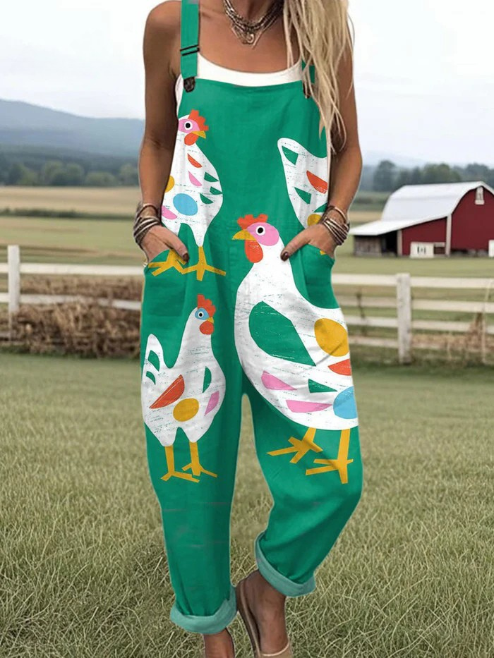 Cluckin’ Grappige Jumpsuit